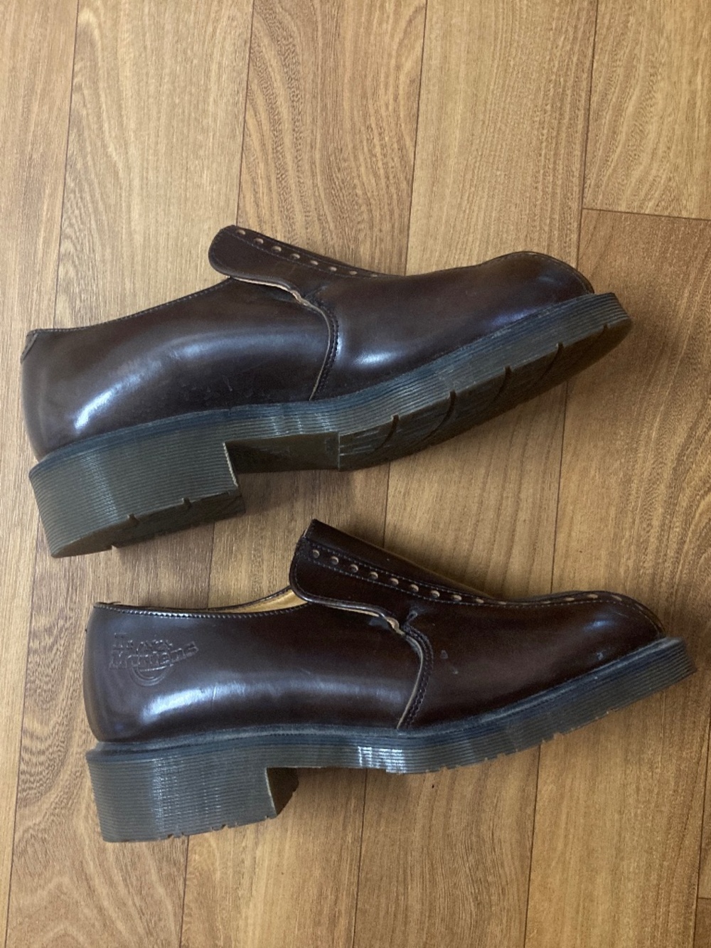 Dr. Martens 8924 England Vintage Crazy Horse Brown Leather Loafer UK 8 US 9M/10L
